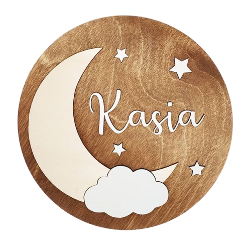 Názov nočná lampa s mesiacom, pre deti, LED