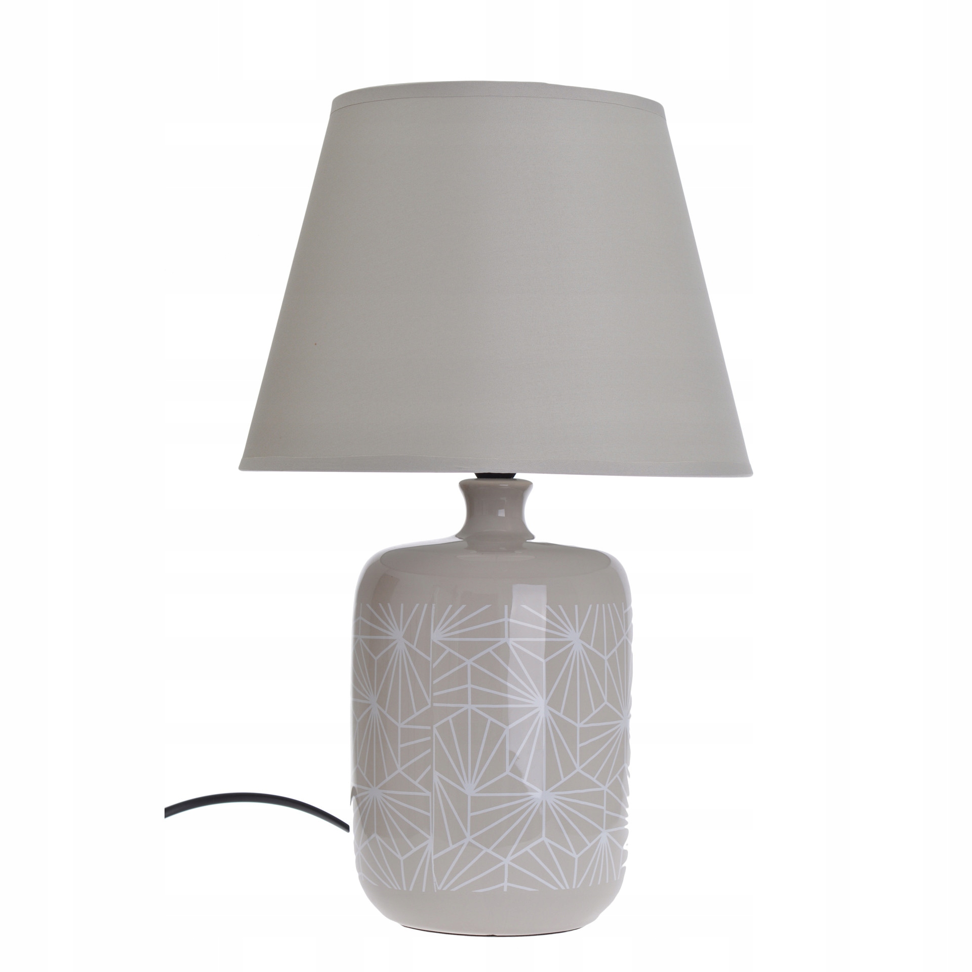Klasická béžová keramická stolová lampa Jaen