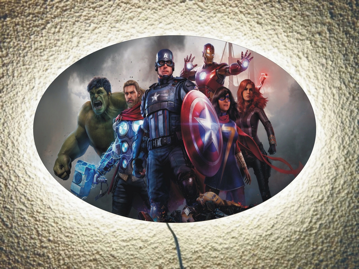 Nočná lampa AVENGERS MARVEL NOVINKA !!!