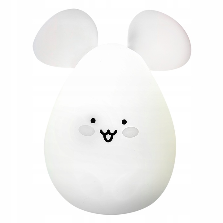 Nočná lampa InnoGio Silikonowa Mouse, 8 farieb