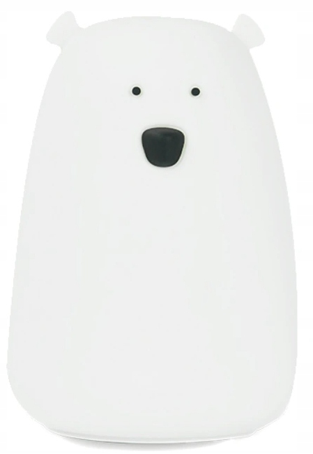 Silikónová lampa MIŚ Rabbit and Friends White