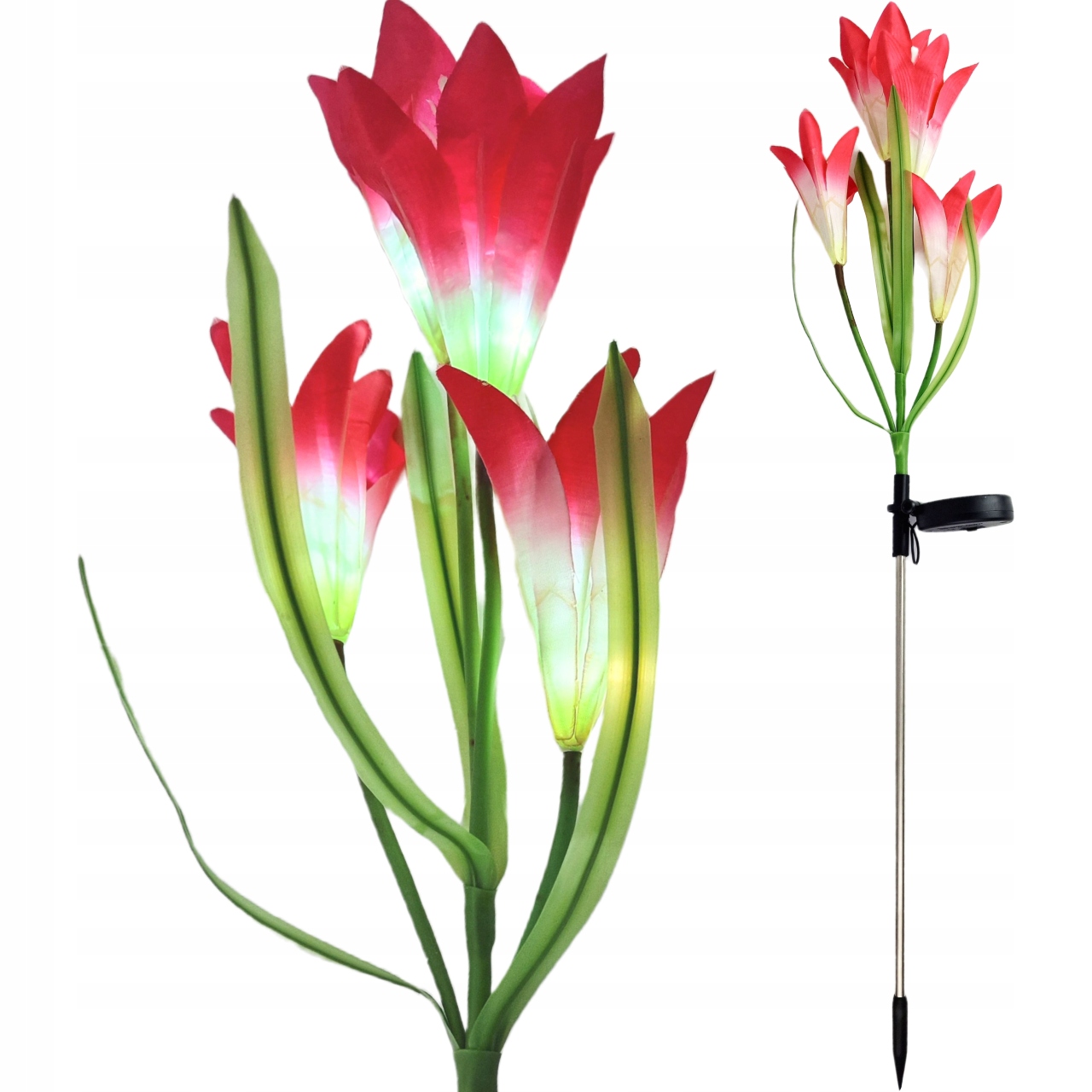 Cortina vstavaná solárna lampa 83 cm 1 ks.