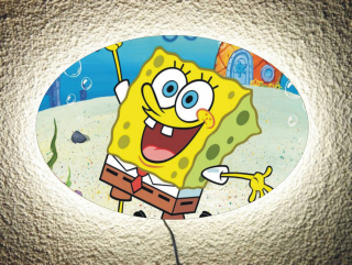 Nástenné svietidlo SPONGEBOB KANCISTOPORTY! !